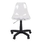 Cadeira Eames Transparente Office Preto