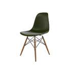 Cadeira Eames Verde Musgo E Madeira