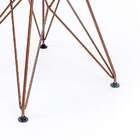 Cadeira Eames Vermelha - Base Eiffel Cobreâ