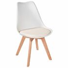 Cadeira Eames Wood Leda Design - Branca