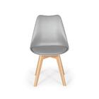 Cadeira Eames Wood Leda Design - Cinza