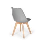 Cadeira Eames Wood Leda Design - Cinza