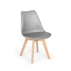 Cadeira Eames Wood Leda Design - Cinza