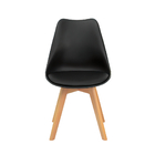 Cadeira Eames Wood Leda Design Preta