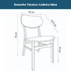 Cadeira Edna - Preto