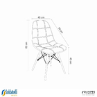 Cadeira Eiffel Botonê Preto