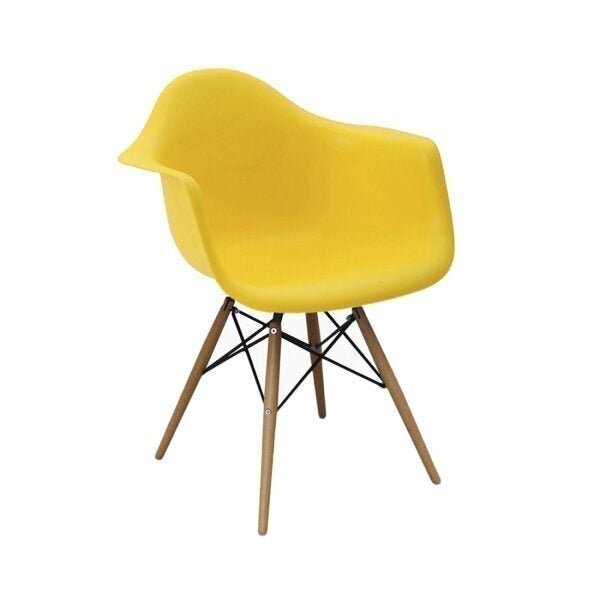 Cadeira Eiffel Com Braço E Base Em Madeira Rivatti Móveis Ama