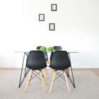 Cadeira Eiffel Com Pés De Madeira Rivatti Amarelo