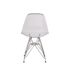 Cadeira Eiffel Eames DSR Transparente Base Cromada