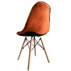 Cadeira Eiffel Estilo Botonê Aveludada Terracota