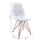 Cadeira Eiffel Ii Cobre E Branca