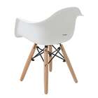 Cadeira Eiffel Infantil Com Braço Branca