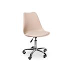 Cadeira Eiffel Office Base Giratória - Nude