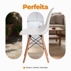 Cadeira Eiffel Saarinen Wood Pés De Madeira - Branco