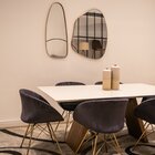 Cadeira Eleonora Base Dourada Móveis Chumbo