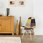 Cadeira Em Abs Fw-070f Patchwork Com Design Charles Eames Dkr