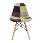 Cadeira Em Abs Fw-070f Patchwork Com Design Charles Eames Dkr