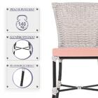 Cadeira Em Alumínio E Fibra Sintética Turquia Zanutto Com Tec