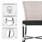 Cadeira Em Alumínio E Fibra Sintética Turquia Zanutto Com Tec