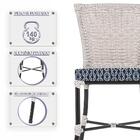 Cadeira Em Alumínio E Fibra Sintética Turquia Zanutto Com Tec