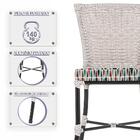 Cadeira Em Alumínio E Fibra Sintética Turquia Zanutto Com Tec