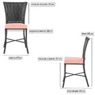 Cadeira Em Alumínio E Fibra Sintética Turquia Zanutto Com Tec