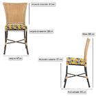 Cadeira Em Alumínio E Fibra Sintética Turquia Zanutto Com Tec