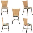 Cadeira Em Alumínio E Fibra Sintética Turquia Zanutto Com Tec