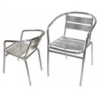 Cadeira em Alumínio Poltrona Banqueta Mor