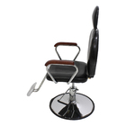 Cadeira em Couro PU Salão Cabeleireiro Hidráulica Reclinável