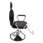 Cadeira em Couro PU Salão Cabeleireiro Hidráulica Reclinável
