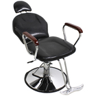 Cadeira em Couro PU Salão Cabeleireiro Hidráulica Reclinável