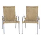 Cadeira Em Junco Colombia 2 Unidades Para Area Externa Em Alu