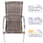 Cadeira Em Junco Colombia 3 Unidades E Mesa Baixa Colombia Pa