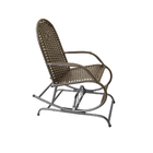 Cadeira Em Junco De Balanço Infantil Varanda/area Preto