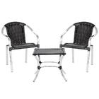 Cadeira Em Junco Toquio 2 Unidades E Mesa Baixa Colombia Para