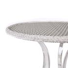 Cadeira Em Junco Toquio 4 Unidades E Mesa Alta Toquio Para Ar