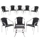 Cadeira Em Junco Toquio 8 Unidades E Mesa Baixa Colombia Para