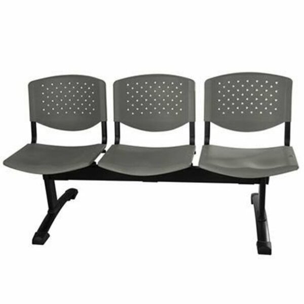 Cadeira Em Longarina 3 Lugares Linha Polipropileno Atenas Cin