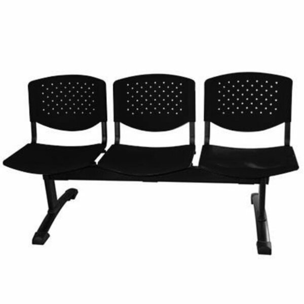 Cadeira Em Longarina 3 Lugares Linha Polipropileno Atenas Pre