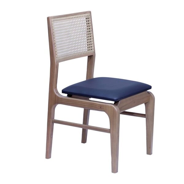 Cadeira Em Madeira Maciça E Encosto Em Tela Valentina Assento