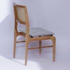 Cadeira Em Madeira Maciça E Encosto Em Tela Vivace, Assento C