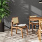 Cadeira Em Madeira Maciça Veronica  Champagne