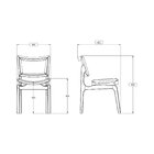 Cadeira Em Madeira Maciça Veronica  Champagne