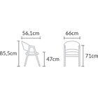 Cadeira Em Madeira Malai  Oregon