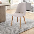 Cadeira Em Madeira Tauari Malta Yescasa Bege