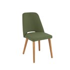 Cadeira Em Madeira Tauari Malta Yescasa Verde