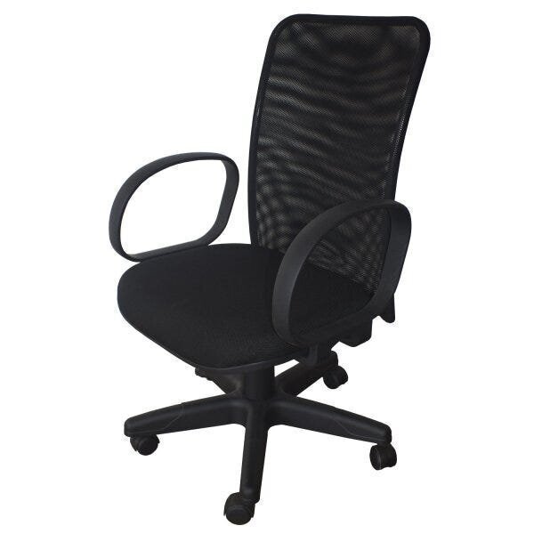 Cadeira Em Tela Middle Giratória Braço Corsa Tecido J. Serran