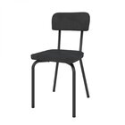 Cadeira Em Tubos De Aço Carbono Pintado, Assento E Encosto Es