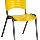 Cadeira Empilhável Iso Linha Polipropileno Iso Amarelo